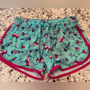 Women’s wine pajama shorts/lounge shorts